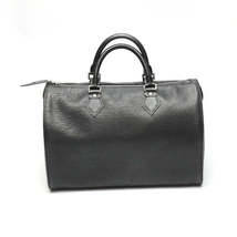 Louis Vuitton Black Handbag Mini Boston Epi Speedy 35 - £1,812.62 GBP
