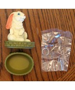 Sterling Silver Hoop Pierced EARRINGS &amp; Easter Bunny Trinket Box .925 NE... - $40.65 CAD