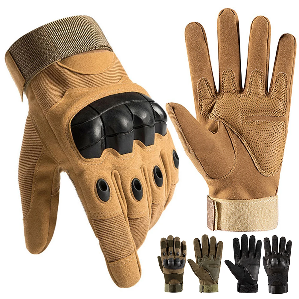Tactical Gloves Full Finger Touch Screen Motorcycle Cycling Mitten Ski Gloves - £10.87 GBP+