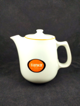 Sanka Brand Ceramic Mini Coffee Pot Single Serve Advertising Made in Japan VTG - £9.63 GBP