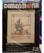 1992  Dimensions Stamped Cross Stitch Kit #3123 Desert Cactus - £17.03 GBP