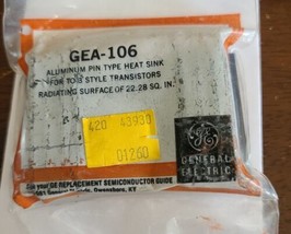 GEA-106 NOS HEAT TRANSISTOR GEA-106 aluminium pin type for t03 SALE - £17.06 GBP