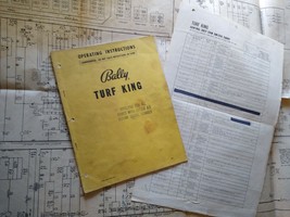 Turf King 1950 Original Pinball Machine Bingo Game MANUAL And Schematic ... - £45.32 GBP