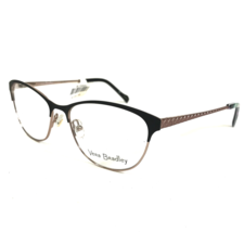 Vera Bradley Eyeglasses Frames Carlie Vines Floral VIF Black Rose Gold 53-16-135 - £59.62 GBP
