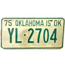 1975 United States Oklahoma Oklahoma County Passenger License Plate YL-2704 - €11,20 EUR