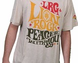 LRG L-R-G Natural Heather Reggae Muffin Lion Rock Peace T-Shirt Medium NWT - $14.99
