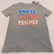 Under Armour Heat Gear UA Loose T Shirt Size YLG Youth L Boy's 1298057  Grey NEW - $20.58