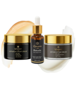 Anti Aging Skincare Set 3-Piece Serum Day Cream Night Cream Hydrating Lu... - $58.00