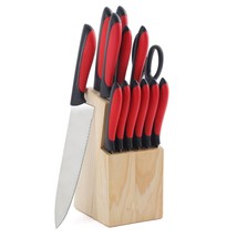 MegaChef 14 Piece Cutlery Set in Red - $1,573.59 MXN