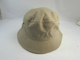 Tan Cotton Bucket Hat Fisherman 33880 - £11.48 GBP