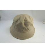 Tan Cotton Bucket Hat Fisherman 33880 - £11.62 GBP