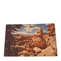 Postcard Saddle Horse Trail Bryce Canyon National Park Utah Chrome Unposted - £5.57 GBP