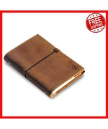 Refillable A5 Leather Planner Binder with Card Pockets &amp; Goal Sections - $1,174.57 MXN