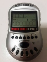Excalibur Texas Hold &#39;Em World Series of Poker Electronic Handheld Game Tested - £6.22 GBP