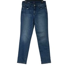 NYDJ Jeans Blue Denim Sylvia Relaxed Boyfriend Fit Pockets Lift Tuck Stretch 8 - £9.74 GBP