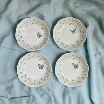 Set of 4 Lenox Butterfly Meadow Pasta / Salad Bowl ~9 inches - $49.45