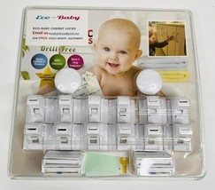 Eco-Baby Magnetic Cabinet Lock System; 12 Pieces; NIB - $9.64