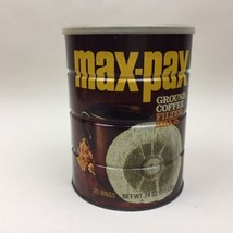 VTG Maxwell House MAX-PAX Ground Coffee Filter Rings 24 oz. TIN CAN ONLY... - $15.84