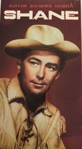 Shane (VHS, 1952) Alan Ladd-Tested-Rare Vintage Collectible-Ships N 24 H... - £7.83 GBP