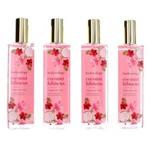 Coconut Hibiscus by Bodycology, 4 Pack 8 oz Fragrance Mist for Women - £34.97 GBP