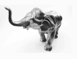 Large Full Cast Iron Metal Elephant Figure Metalware Early Antique Origi... - £103.91 GBP