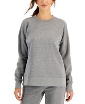 allbrand365 designer Womens Activewear Fleece Sweatshirt,Medium,Stormy Heather - £25.30 GBP