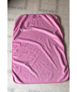 The Children&#39;s Place Polka Dot Print Baby Blanket Pink Front Cream Sherp... - $43.00