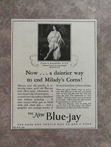 Vintage 1927 The New Blue Jay To End a Corn Original Ad 422 - £5.22 GBP