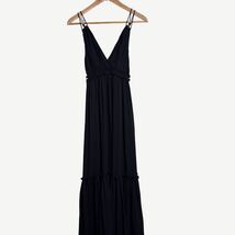 Abercrombie and Fitch Women&#39;s Black Poplin Maxi Tank Dress, Size Small - $17.99