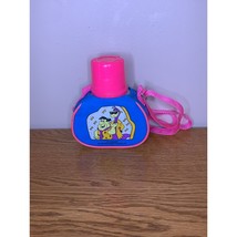 The Flintstones 1993 Vintage Thermos Water Bottle Zip Carry Bag Strap Rare - $19.00