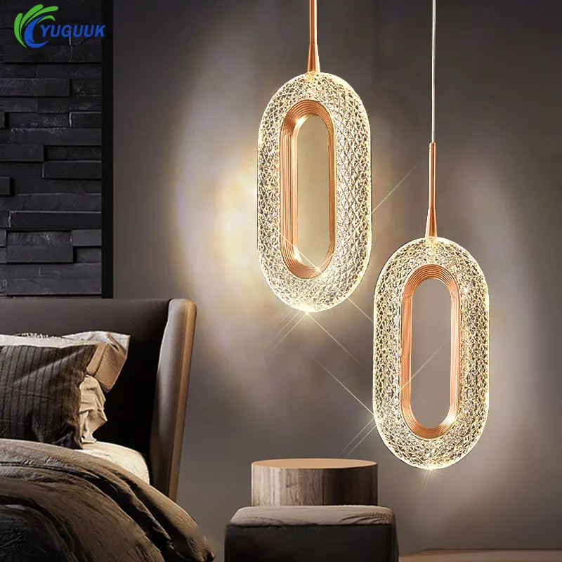 Modern Crystal LED Pendant Lamps Indoor Lighting For Home Decor Led Lights - $44.63+