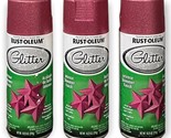 276287 Rustoleum  Glitter Spray Paint Bright Pink 10.25-oz. Lot Of 3 Cans - $98.01
