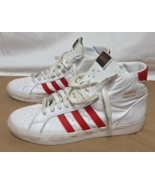 Adidas Mens Basket Profi  - White, Red,  Basketball Sneakers Mens size 11 - $659.52 MXN