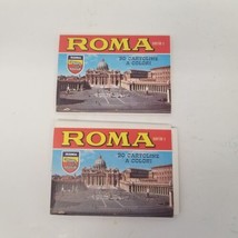 Vintage Roma (Rome, Italy) Postcards Lot of 2 Packs, 40 Total, Full Color, New - £14.20 GBP