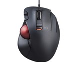 ELECOM EX-G Trackball Mouse, Wired, Thumb Control, Ergonomic Design, 5-B... - £41.76 GBP