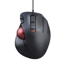 ELECOM EX-G Trackball Mouse, Wired, Thumb Control, Ergonomic Design, 5-B... - £41.66 GBP
