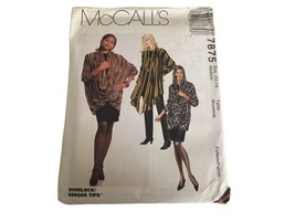 McCalls Sewing Pattern 7875 Misses Jacket Pull On Pants Skirt Career Work Med UC - $6.99