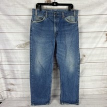 Vintage Levi&#39;s 20505-0217 Men&#39;s 34 x 29 Orange Tab Straight Leg Denim Jeans USA - £15.97 GBP