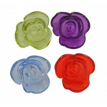 Flower Translucent Acrylic Beads Lot of 25 pcs for Jewellery and Crafts - £1.98 GBP