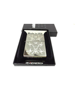  2005 Polished Skull &amp; Crossbones Zippo Lighter   - $28.45