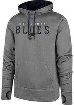 &#39;47 St. Louis Blues Grey Rush Line Forward NHL Hockey Pullover Sweatshirt Hoodie - £48.70 GBP