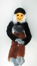 Wild Republic monkey chimp ape black brown gray white hanging hands feet - $8.90