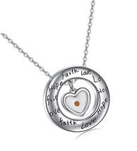 Seed Faith Urn Necklace for Ashes Inspirational - $157.45