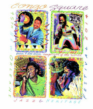 2014 Congo Square Ernie K-Doe New Orleans Jazz Fest Festival Poster Post... - £15.56 GBP