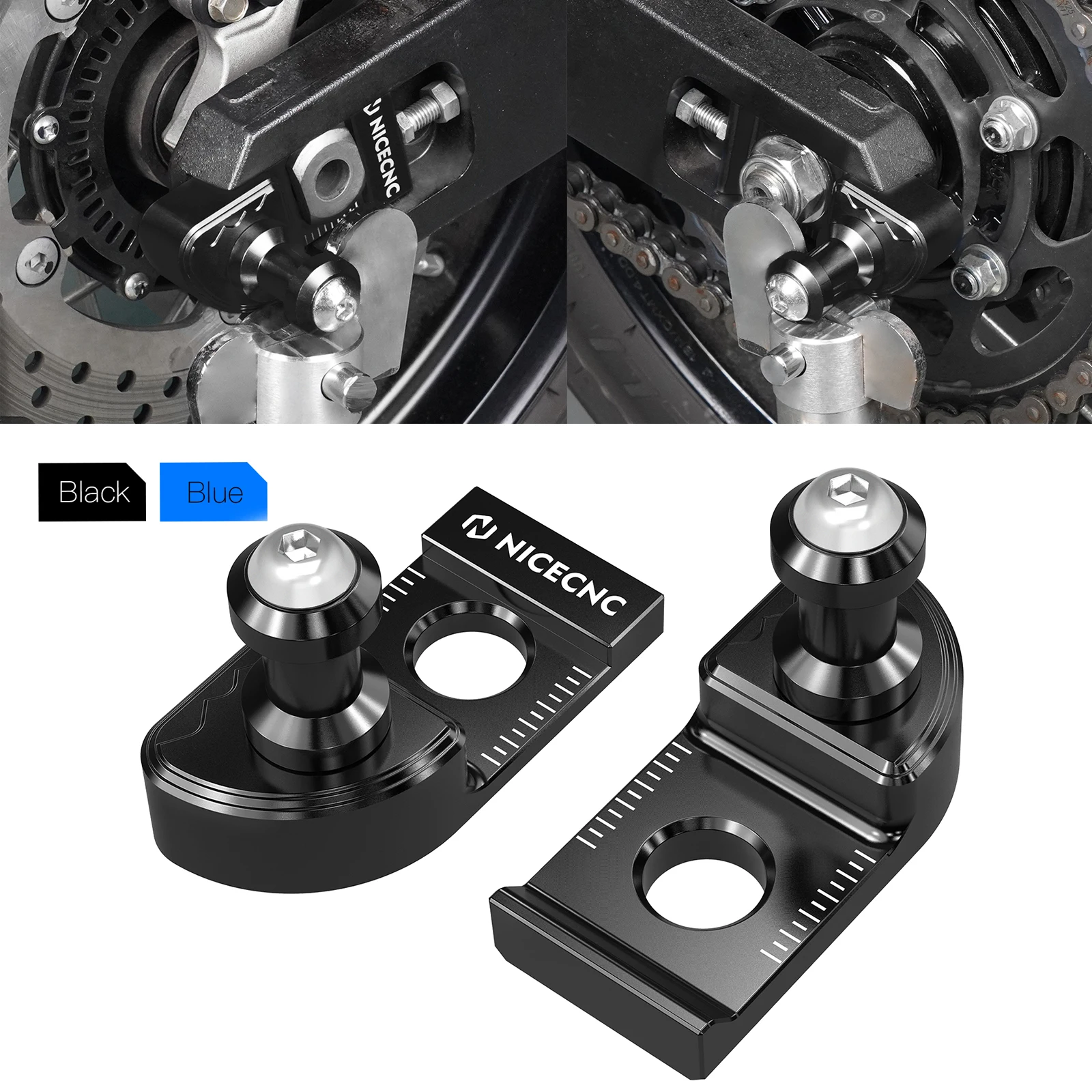 Swingarm Stand Pick Up Chain Adjuster Blocks For Yamaha Tenere 700 XTZ 700 - £42.30 GBP