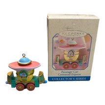 Vintage 1998 Hallmark Keepsake Ornament Passenger Car Cottontail Express 3rd - £5.50 GBP