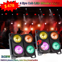 Stage COB LED Par Light RGBW 4IN1 DMX 400W DJ Disco Light Audience Blind... - $478.00