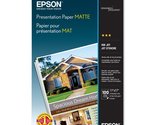 Epson Presentation Paper MATTE (11x17 Inches, 100 Sheets) (S041070),White - $50.88