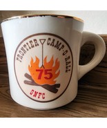 Vintage Boy Scouts of America Mug Cup Ceramic Frontier Camp-O-Ball 1975 ... - €8,11 EUR