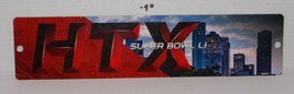 Rico Industries NFL Super Bowl 51 LI 16&quot; Plastic Street Sign Decor Houst... - $185.41 MXN